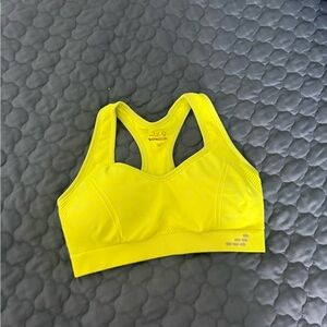 Yellow Sports Bra